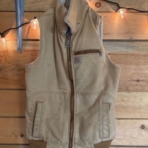 Ladies tan Carhartt vest